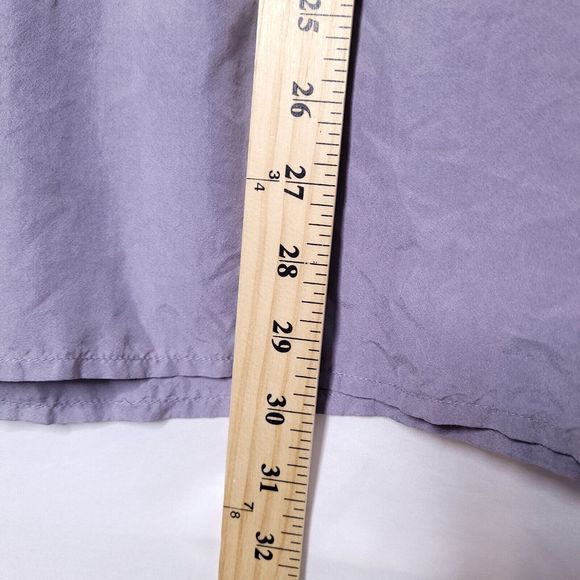 J Jill Shirt Womens Small Purple Silk Button Down Casual - Picture 7 of 11